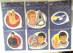 RJ0735: Star Trek: The Motion Picture: Instant Stained Glass (Set of 6): Aviva: 1979