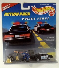 RJ0996: Hot Wheels: Action Pack: Police Force: Mattel: 16149: 1996: NIB