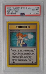 V0545: 2000: Misty's Wish: 108/132: 1st Edition: Rare: PSA: 10: GEM MT: 62751342