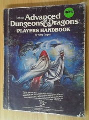 V00597: Player's Handbook 2010: 6th Print 1980: Advanced Dungeons & Dragons: READ DESCRIPTION