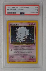 V0563: 2001: Wobbuffet: 16/75: Holo Rare: PSA: 7: NM:48883538