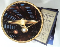 RJP102: Star Trek: The Voyagers Plate Collection:U.S.S. Enterprise NCC 1707-A: The Hamilton Collection: 4633A