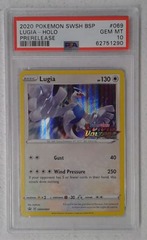 V0539: 2020: Lugia: SWSH069: Prerelease: Holo Promo: PSA: 10: GEM MT: 62751290