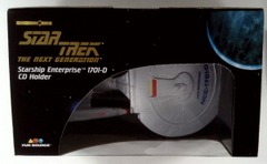 RJ0075: Star Trek: The Next Generation: Starship Enterprise 1701-D CD Holder: Fun Source: 07003: 1997: NIB