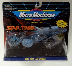 RJ0818: Star Trek: The Movies: Micro Machines: Space: 3Pack: Galoob: 65825: 1994: NIB