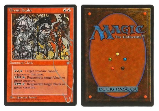 Orcish Healer: V0690: Signed/Autographed: Quinton Hoover: Silver
