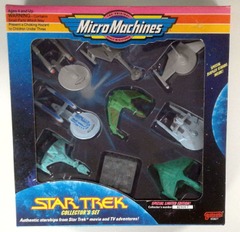 RJ0614: Star Trek: MicroMachines Collector's Set (ERROR: No Name on NCC-1864): Galoob: 65827: 1993: NIB