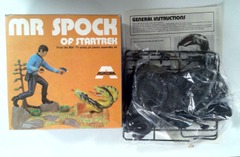 RJ0862: Star Trek: Mr. Spock of Star Trek: All plastic assembly kit: 922: Aurora: 1960's: NIB