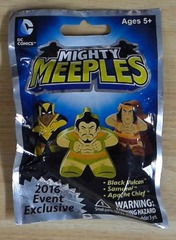 2016 Event Exclusive: Mighty Meeples: (Black Vulcan / Samurai / Apache Chief): READ DESCRIPTION