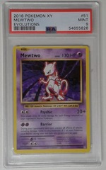 V0618: 2016: Mewtwo: Unlimited Edition: 51/108: Evolutions: PSA: 9: MINT: 54655828
