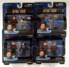 RJ0564: Star Trek: MiniMates: Series 4 (Set of 4): Art Asylum / Diamond Select: 2008