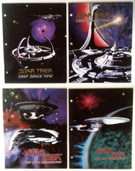 RJ0201: Lot of x4: Star Trek: 3 Ring Binder Folders : Imaginings 3: 1993