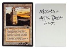 Urza's Tower: V0058: Artist Proof: Autograph/Signature: Mark Poole: Black