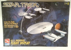 RJ0957: Star Trek: U.S.S. Enterprise Flight Day: Model Kit: AMT ERTL: 8787: 1995