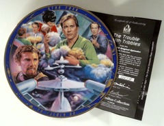 RJP127: Star Trek: Original Episodes Plate Collection: The Trouble with Tribbles: The Hamilton Collection: 0043A