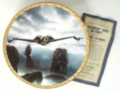 RJP098: Star Trek: The Voyagers Plate Collection: Klingon Bird Of Prey: The Hamilton Collection: 0359D