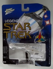 RJ0628: Legends of Star Trek: Klingon D7 Battle Cruiser: White Lightning: Johnny Lightning: 2004