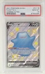 V0974: 2021: Ditto: SV118/SV22: PSA: SHINING FATES : 10: GEM MT: 87502294