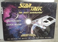 RJ1258: Star Trek: The Next Generation: Shuttlecraft Clock Radio: Telemania: 1994