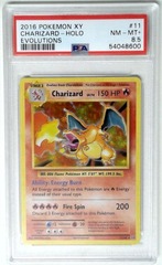 V0674: 2016: Charizard: 11/108: Evolutions: PSA: 8.5: NM-MT: 54048600