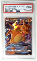V0673: 2019: Charizard GX: SM211: SM Black Star Promo: PSA: 10: Gem MT: 53381992
