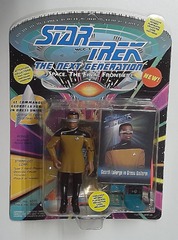 RJ1101: Star Trek: The Next Generation: LT. Commander Geordi La Forge In Dress Uniform: Playmates: 6026: 1993