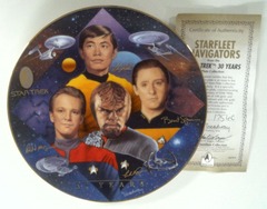 RJP067: Star Trek: 30 Years Plate Collection: Starfleet Navigators: The Hamilton Collection: 1754C