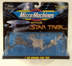 RJ0983: Star Trek: I: The Original: Space: Micro Machines: 3Pack: Galoob: 65825: 1995: NIB