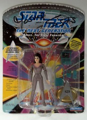 RM0030: AUTOGRAPHED: Star Trek: The Next Generation: Lietenant Commander Deanna Troi: Playmates: 6016: 1992