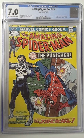 C0566: Amazing Spider-Man: #129: CGC Universal Grade: 7.0