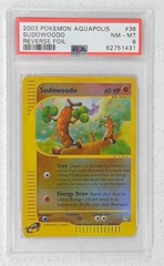 V0293: 2003: Sudowoodo: 36/147: Aquapolis: Reverse Holo Rare: PSA: 8: NM-MT: 62751431