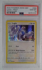 V0513: 2020: Lugia: SWSH069: Prerelease: Holo Promo: PSA: 10: GEM MT: 62751312