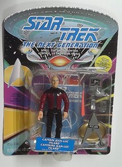 RJ6111: Star Trek: The Next Generation: Captain Jean-Luc Picard: Playmates: 601190: 1992