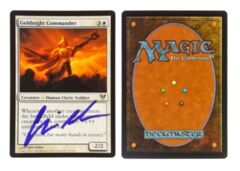 Goldnight Commander: V0388: Signed/Autographed: Chris Rahn: Purple