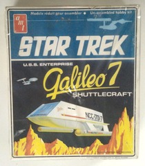 RJ0940: Star Trek: U.S.S. Enterprise Galileo 7 Shuttlecraft: Model Kit: AMT: S959: 1974