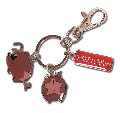 Gurren Lagann Boota Metal Keychain