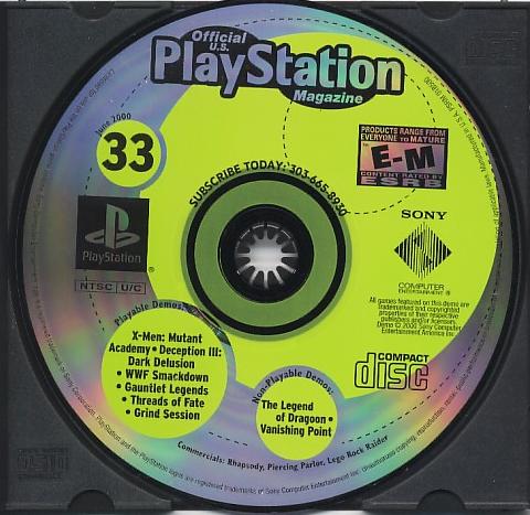 Official U.S. Playstation Magazine Issue 33