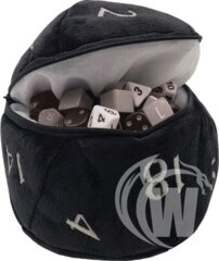 D20 Dice Bag Black