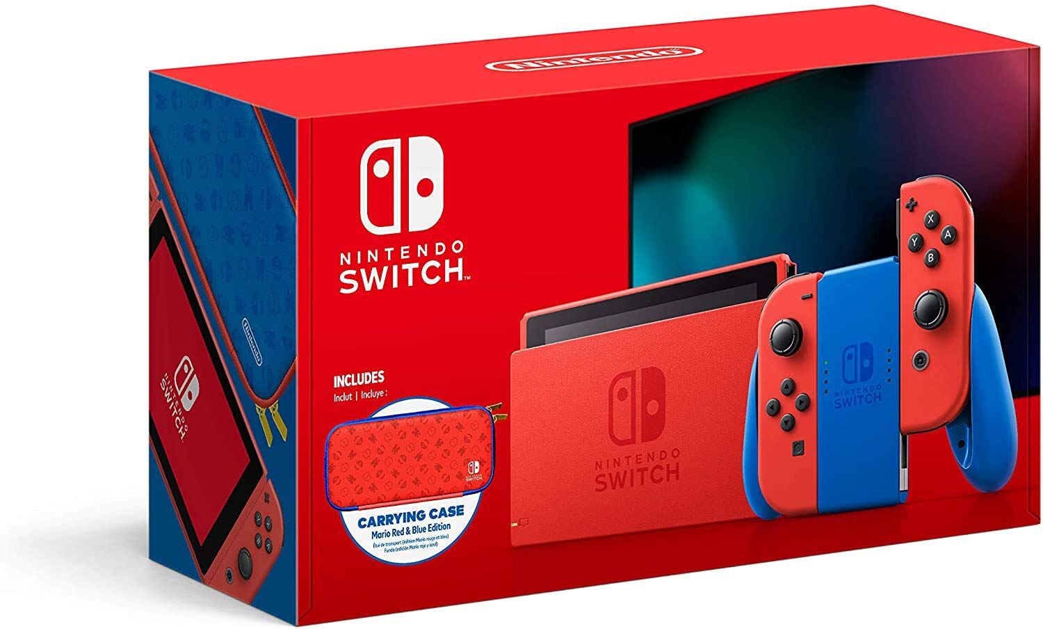 Nintendo Switch Console - Mario Red & Blue Edition