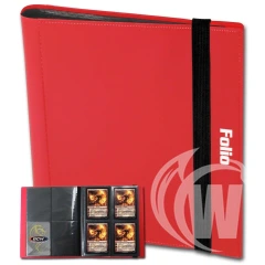 BCW 4 Pocket Folio Binder - Red