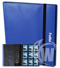 BCW 9 Pocket Folio Binder - Blue
