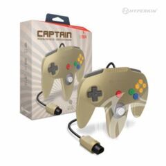 Hyperkin N64 Captain Premium Controller - Gold