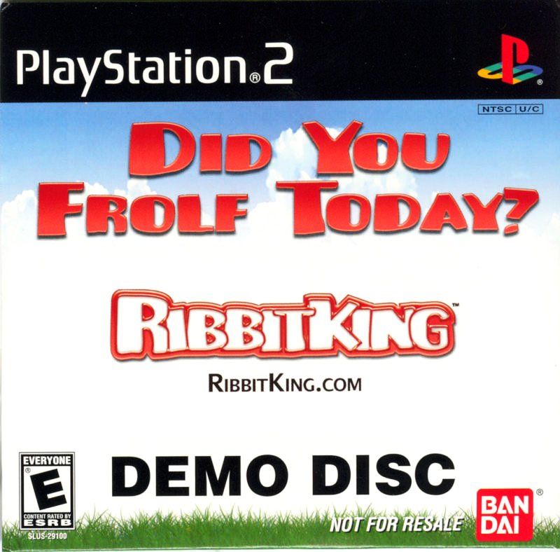 Ribbit King Demo Disc