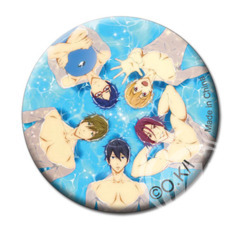 Free! Group Swimming 1.25 Inches Button