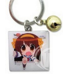 Ortosoft Collectibles Haruhi Chan /Churuya-San-Haruhi Chan Youtube Keychain
