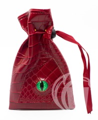 Dragon Eye Dice Bag - Red Dragon
