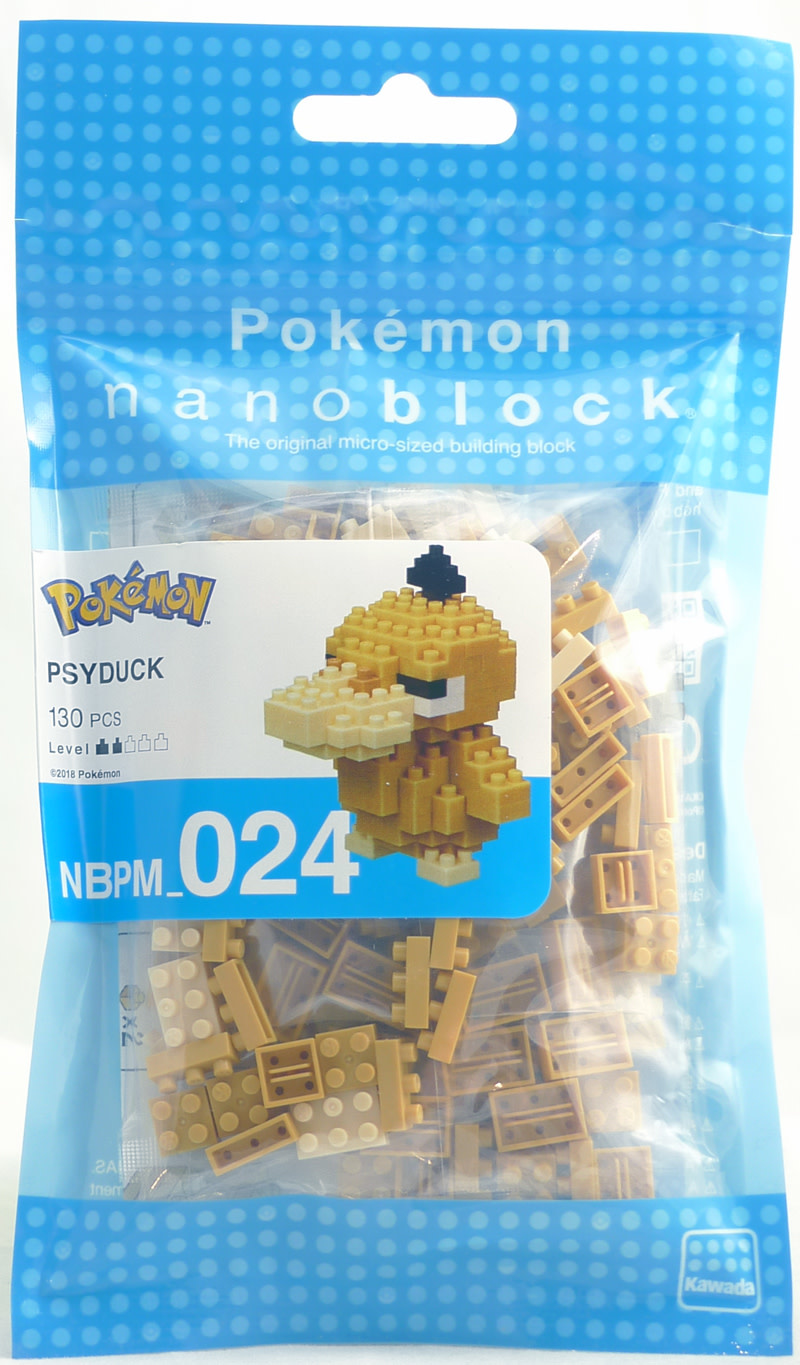 Kawada NBPM-024 nanoblock Pokemon Psyduck (Koduck)