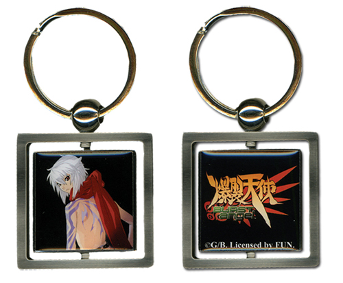 Burst Angel Jo Metal Keychain