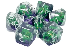 Animal Kingdom Dice - Toad Green with Purple