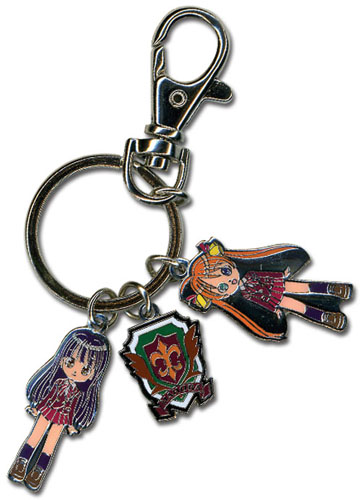 Negima Asun& Konoka Metal Keychain